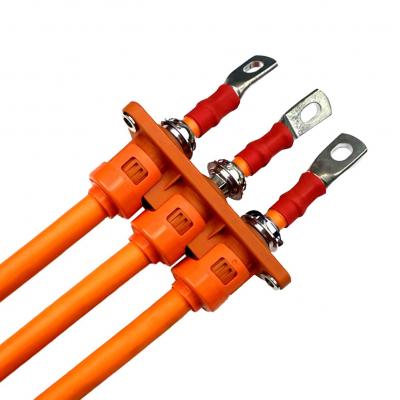 High voltage wiring harness for automotive generator