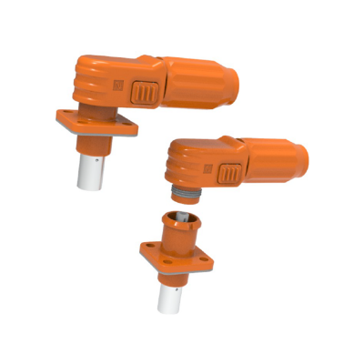 400A 1000V Single core waterproof elbow connector